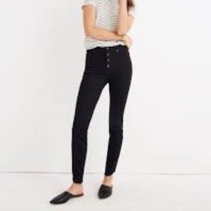 Madewell T 10" High-Rise Skinny Jeans: Tulip-Hem